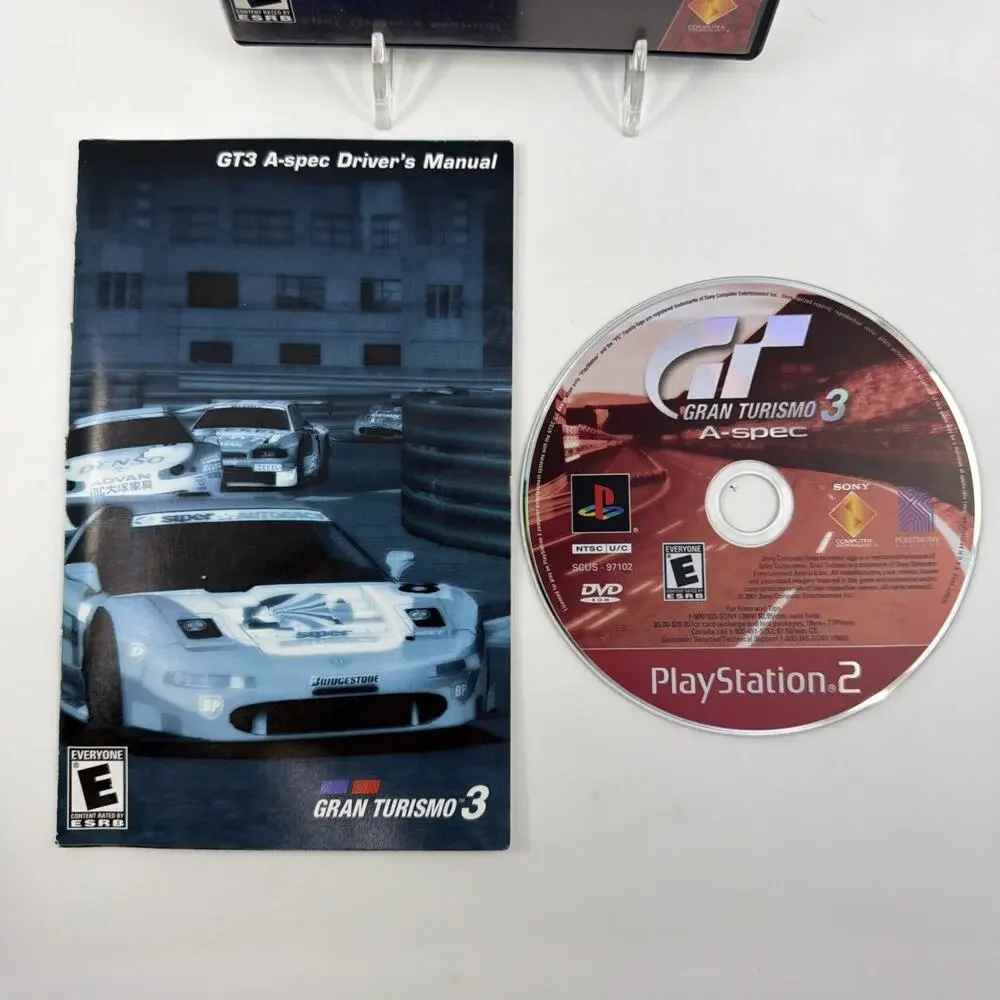 Gran Turismo 3 A-Spec PS2 PlayStation 2 CIB Complete Tested Racing Game 2001